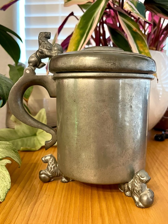Vesttinn Other - Vesttinn Vintage Pewter 3 Footed Beer Stein